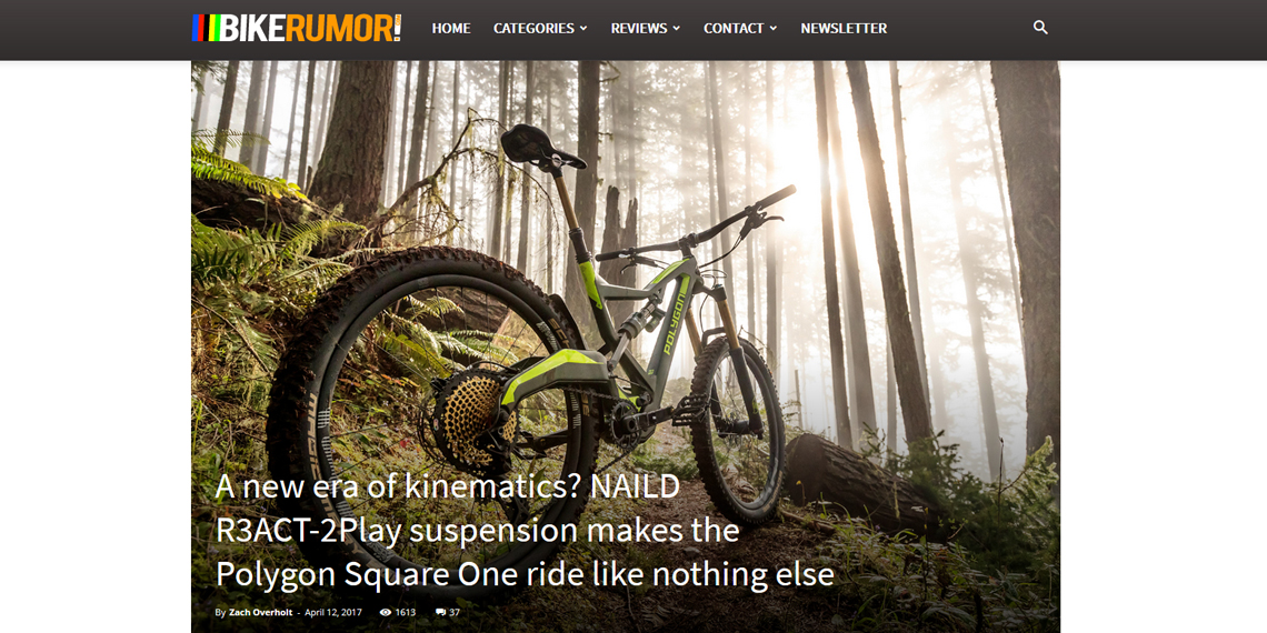 a new era of kinematics? naild r3act-2play suspension makes the polygon xquarone ride like nothing else (bike rumor) 1