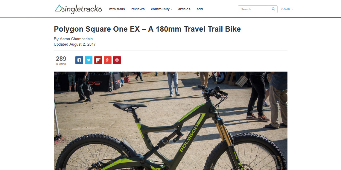 polygon xquarone ex – a 180mm travel trail bike (singletrack) 1