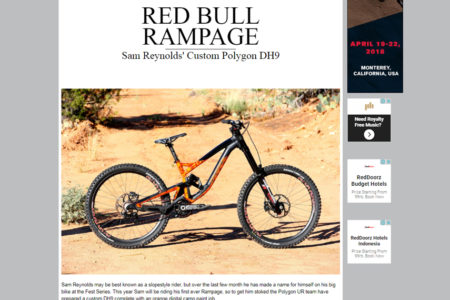 sam reynolds' custom polygon dh9 - red bull rampage 2015 (pinkbike) 1