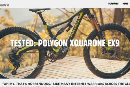 media review: polygon xquaronene ex9 (flow mountain bike australia) 5