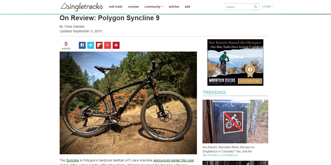 syncline 9 review (singletracks.com) 1