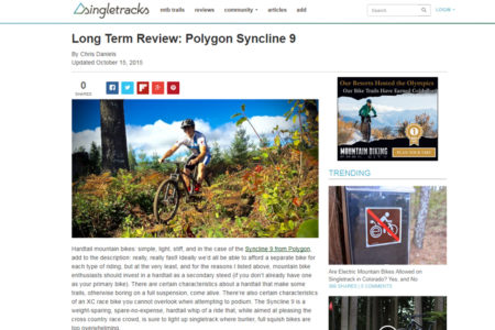 long term test: syncline 9 (singletrack.com) 15