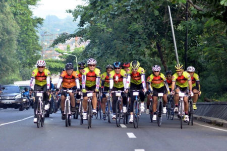 tour de borobudur : gubernur jateng bersepeda 275 km bersama kusmawati yazid 1
