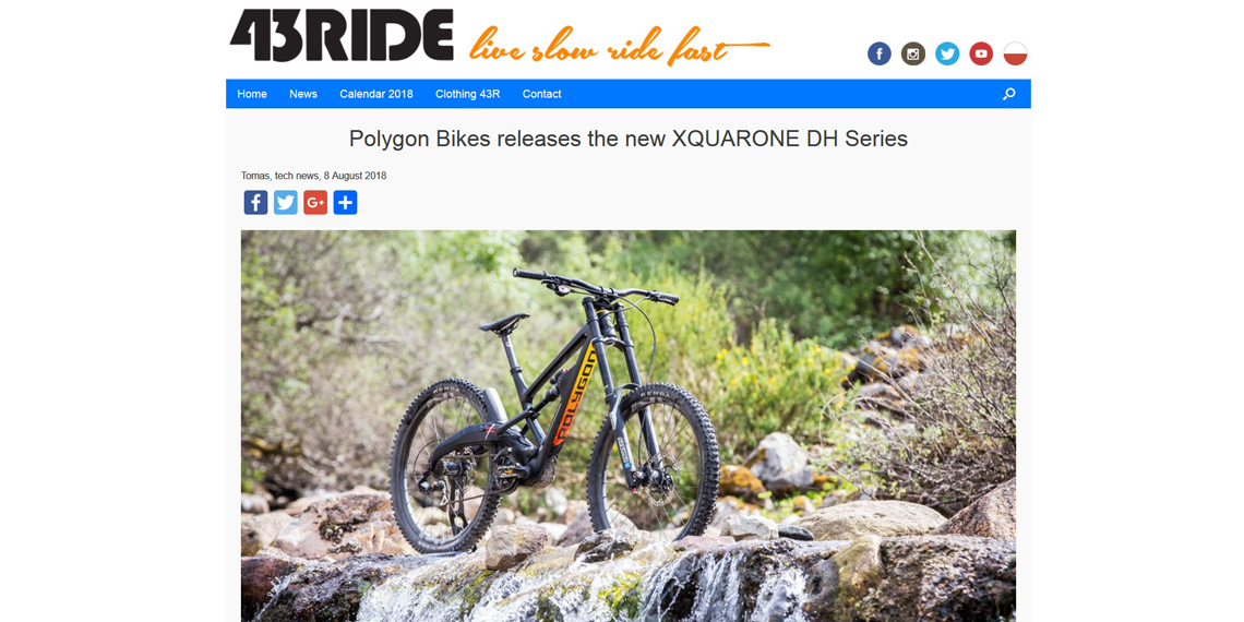 polygon bikes releases the new xquarone dh series by 43ride.com 1