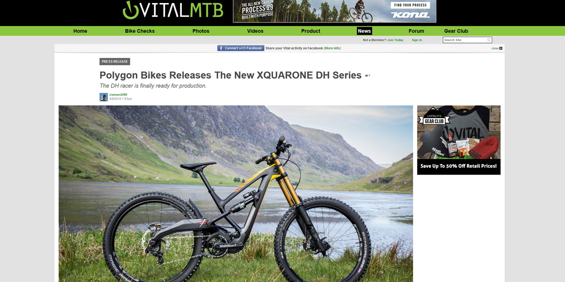 polygon bikes releases the new xquarone dh series by: iceman2058 vital mtb 1