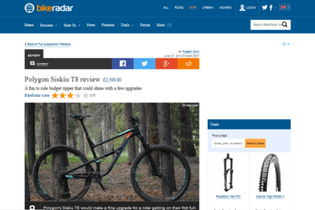 bike radar: polygon siskiu t8 first ride review by russell eich 3