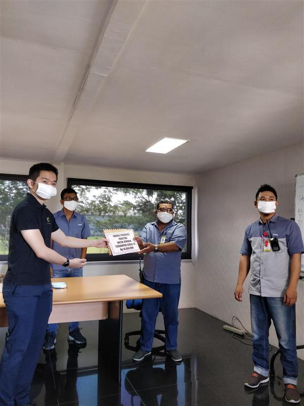 karyawan divisi produksi polygon group bersatu perangi covid-19 7