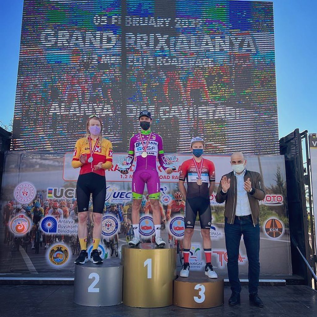 Anatolii Budiak from Terengganu Polygon Cycling Team won the 3rd position in Overall GC of Grand Prix Alanya (5/2)